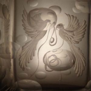 Szerelmes váza - esküvő - dekoráció - asztaldísz - Meska.hu