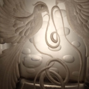 Szerelmes váza - esküvő - dekoráció - asztaldísz - Meska.hu