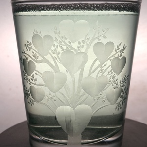 Szív-fa pohár - otthon & életmód - konyhafelszerelés, tálalás - tálalás - pohár - Meska.hu