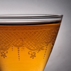 Csipkemintás pohár - otthon & életmód - konyhafelszerelés, tálalás - tálalás - üveg & kancsó - Meska.hu