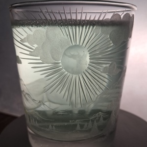 Szarvasos- erdős pohár - otthon & életmód - konyhafelszerelés, tálalás - tálalás - pohár - Meska.hu