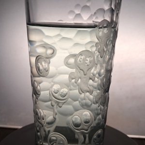 Mosolygós- bolondos pohár, Otthon & Életmód, Konyhafelszerelés, tálalás, Tálalás, Pohár, Gravírozás, pirográfia, MESKA