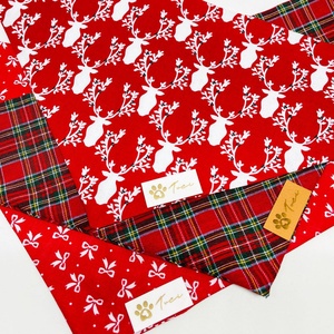 Karácsonyi bandana kutyáknak  - Meska.hu