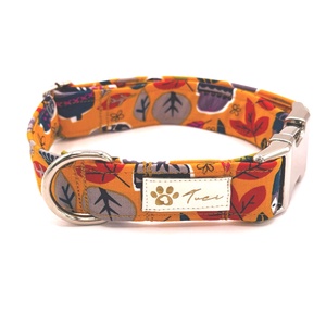 Séta az őszben nyakörv -  kutya számára , Otthon & Életmód, Kisállatoknak, Kutyáknak, Kutya nyakörv, Varrás, MESKA