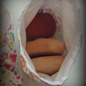 Uzsonnás táska, snackbag - táska & tok - uzsonna- & ebéd tartó - ebéd tasak, doboz - Meska.hu