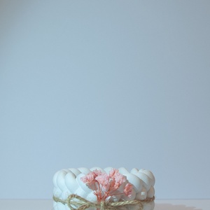 Gipsz mécsestartó 4db - otthon & életmód - gyertya, illat, aroma - mécses és mécsestartó - Meska.hu