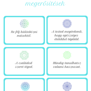Pozitív megerősítések kártya, Játék & Sport, Készségfejlesztő és Logikai játék, Oktató játékok, Fotó, grafika, rajz, illusztráció, MESKA