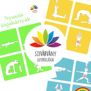 Nyuszis jógakártyák, Játék & Sport, Készségfejlesztő és Logikai játék, Oktató játékok, Fotó, grafika, rajz, illusztráció, MESKA