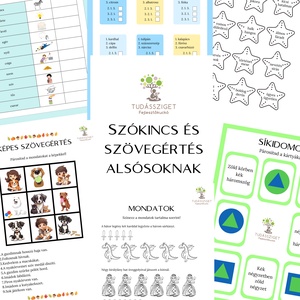 Szókincs és szövegértés alsósoknak - Meska.hu