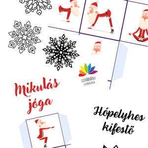Mikulás - Jógakocka, , Fotó, grafika, rajz, illusztráció, MESKA