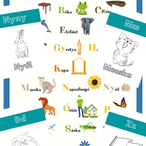 Jógás abc, Játék & Sport, Sport és kikapcsolódás, Jóga, pilates, torna, Fotó, grafika, rajz, illusztráció, MESKA