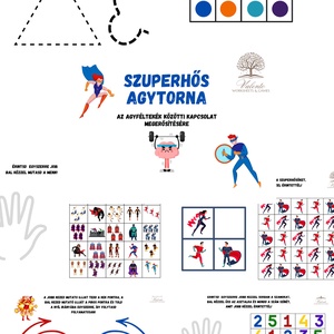 Szuperhős agytorna - Meska.hu