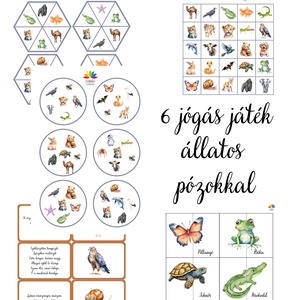 Állati jó jóga, Játék & Sport, Készségfejlesztő és Logikai játék, Oktató játékok, Fotó, grafika, rajz, illusztráció, MESKA