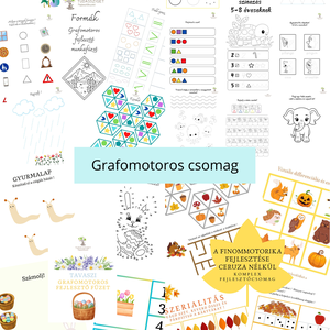 Grafomotoros csomag, Játék & Sport, Készségfejlesztő és Logikai játék, Oktató játékok, Fotó, grafika, rajz, illusztráció, MESKA
