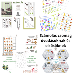 Számolás csomag óvodásoknak és elsősöknek, Játék & Sport, Készségfejlesztő és Logikai játék, Oktató játékok, Fotó, grafika, rajz, illusztráció, MESKA