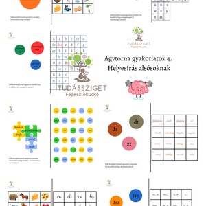 Agytorna gyakorlatok alsósoknak 4. Abc - Meska.hu