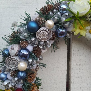 Négyévszakos kopogtató, ajtódísz,koszorú - otthon & életmód - dekoráció - ajtó- és ablak dekoráció - ajtódísz & kopogtató - Meska.hu