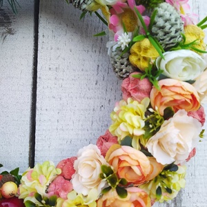 Négyévszakos kopogtató, ajtódísz,koszorú - otthon & életmód - dekoráció - ajtó- és ablak dekoráció - ajtódísz & kopogtató - Meska.hu