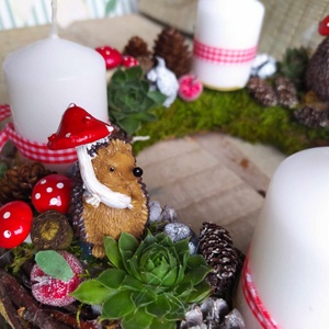 Adventi koszorú, asztali dísz - karácsony - adventi díszek - adventi koszorú - Meska.hu