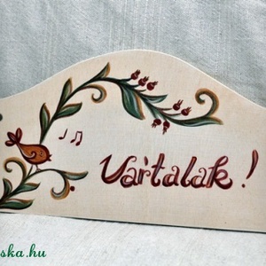 Isten hozott tábla , ajtódísz -  - Meska.hu