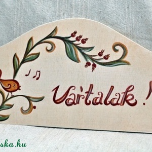 Isten hozott tábla , ajtódísz -  - Meska.hu