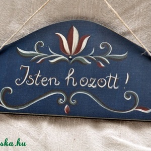 Isten hozott tábla , ajtódísz -  - Meska.hu