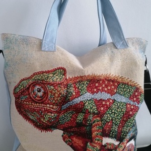 Kaméleon táska, Táska & Tok, Kézitáska & válltáska, Nagy pakolós táska, Varrás, MESKA