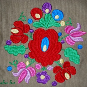 Matyó mintás oldaltáska - táska & tok - kézitáska & válltáska - vállon átvethető táska - Meska.hu