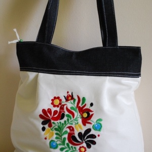 Hímzett matyó válltáska, Táska & Tok, Kézitáska & válltáska, Válltáska, Hímzés, Varrás, MESKA