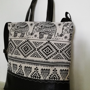 Elefántos táska, Táska & Tok, Kézitáska & válltáska, Vállon átvethető táska, Varrás, MESKA