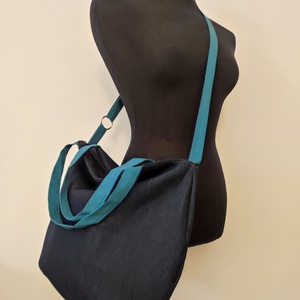 Óriás farmertáska - táska & tok - kézitáska & válltáska - válltáska - Meska.hu