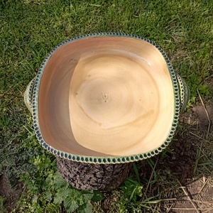 Szögletes sütőtál  - otthon & életmód - konyhafelszerelés, tálalás - sütés, főzés - sütő- és főzőedény - Meska.hu