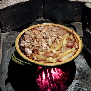 Grilltál fedővel  - otthon & életmód - ház & kert - bográcsozás, grillezés - Meska.hu