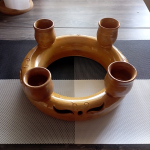 Adventi koszorú - karácsony - karácsonyi lakásdekoráció - karácsonyi lakásdíszek - Meska.hu