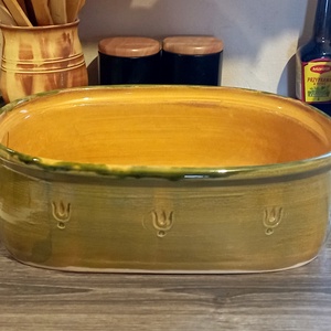 Kerámia tepsi  - karácsony - karácsonyi sütés-főzés - Meska.hu