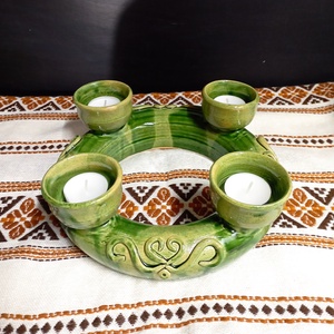 Adventi koszorú - Meska.hu