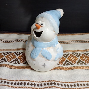 Kerámia hóember  - Meska.hu