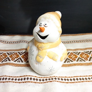 Kerámia hóember  - Meska.hu