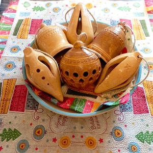 Kerámia karácsonyfa díszek  - Meska.hu