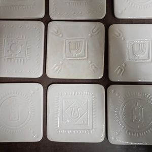 Dekor csempék Nóra részére  - otthon & életmód - dekoráció - fali és függő dekoráció - csempe - Meska.hu