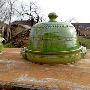 Kenyérsütő tál , Karácsony, Karácsonyi sütés-főzés, Kerámia, MESKA