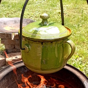 Cserépbogrács - otthon & életmód - ház & kert - bográcsozás, grillezés - Meska.hu