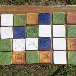 70db dekorcsempe vegyes színben  - Meska.hu