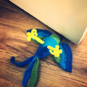 Lapult Lakók�-Horgolt Hey hey csirke ajtótámasz  - otthon & életmód - dekoráció - ajtó- és ablak dekoráció - ajtótámasz - Meska.hu