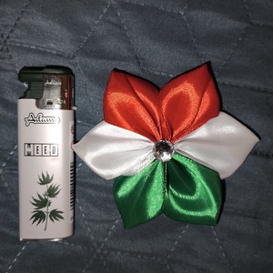 Szatén virág kokárda 10 db  - Meska.hu