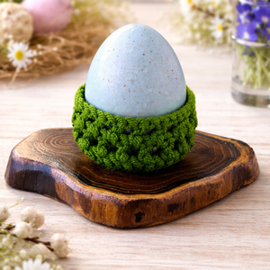 Horgolt húsvéti tojástartó kosárka � - Meska.hu