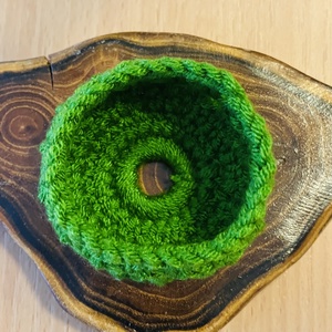 Horgolt húsvéti tojástartó kosárka � - ünnepi díszek, dekorációk - húsvéti díszek és dekorációk - húsvéti ajándékátadó - Meska.hu