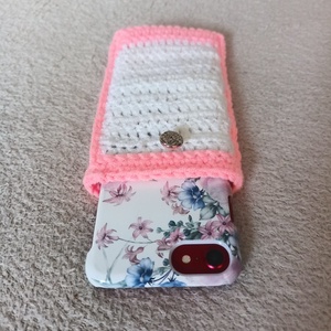 � Kézzel horgolt telefontok - zsepitartó - táska & tok - pénztárca & más tok - telefontok - Meska.hu