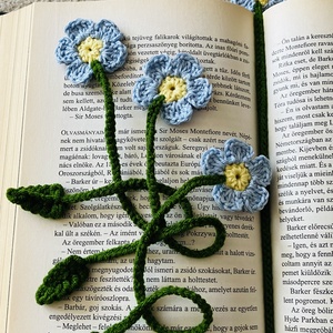 Horgolt könyvjelző - könyv & zene - könyvjelző - Meska.hu