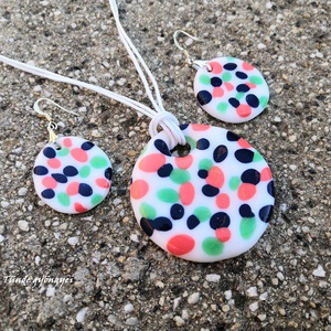 Nyári pöttyök ékszergyurma szett, Ékszer, Ékszerszett, Ékszerkészítés, MESKA